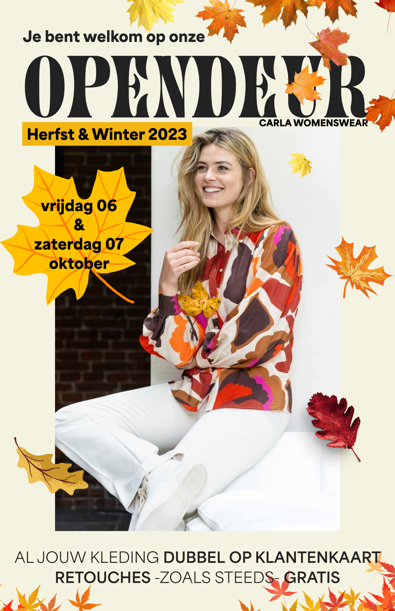 Opendeur herfst/winter 2023 CARLA Womenswear